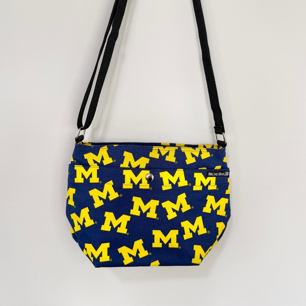 University of Michigan Wolverines Crossbody Bag Purse by Broad Bay